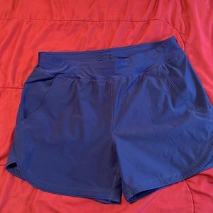 Women’s Lands’ End Navy Swim Shorts, 5-inch inseam, Size 14